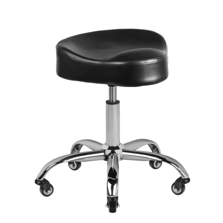 Taboret fryzjerski Gabbiano A450 czarny