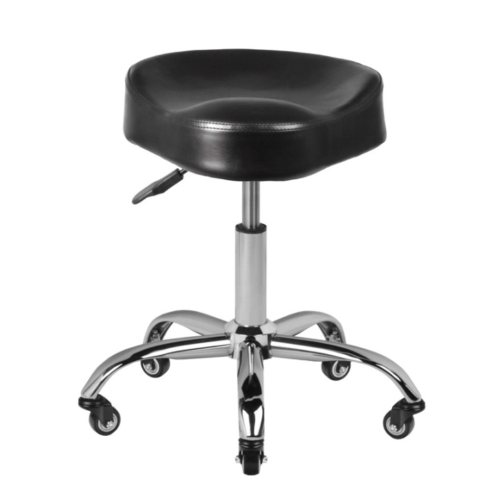 Taboret fryzjerski Gabbiano A450 czarny