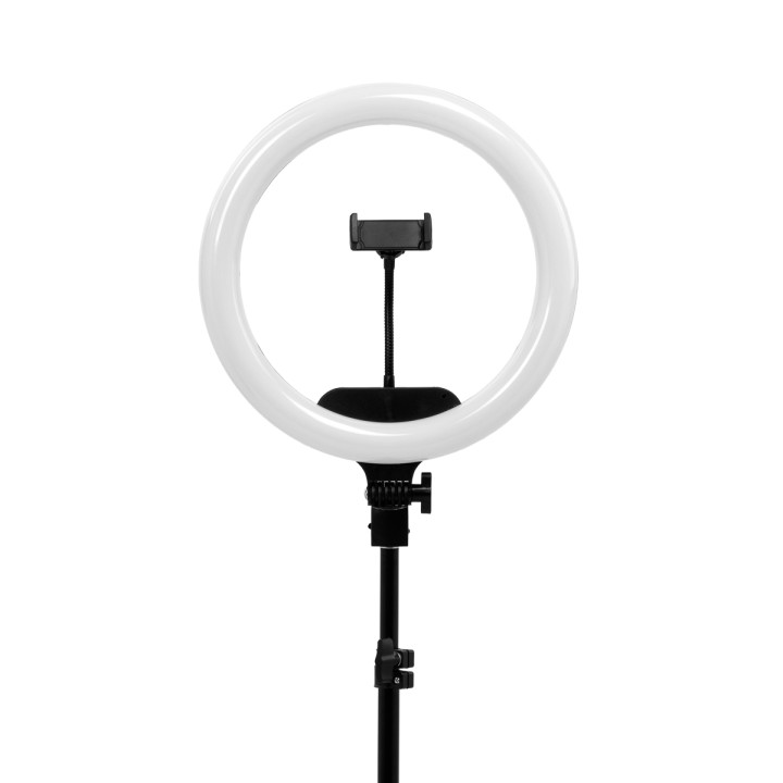 Lampa pierścieniowa Ring Light 13"" 36W LED ze statywem czarna