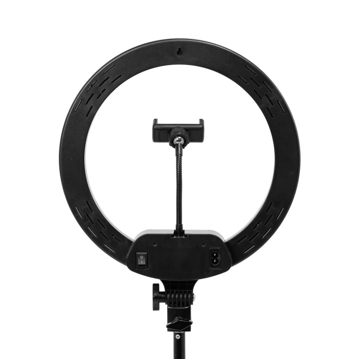 Lampa pierścieniowa Ring Light 13"" 36W LED ze statywem czarna