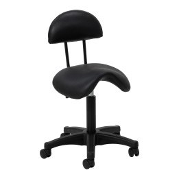 Taboret kosmetyczny 6001B czarny