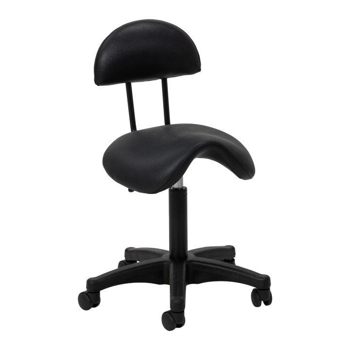 Taboret kosmetyczny 6001B czarny