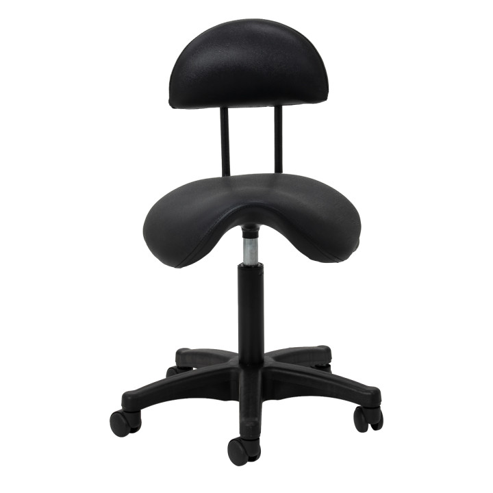 Taboret kosmetyczny 6001B czarny
