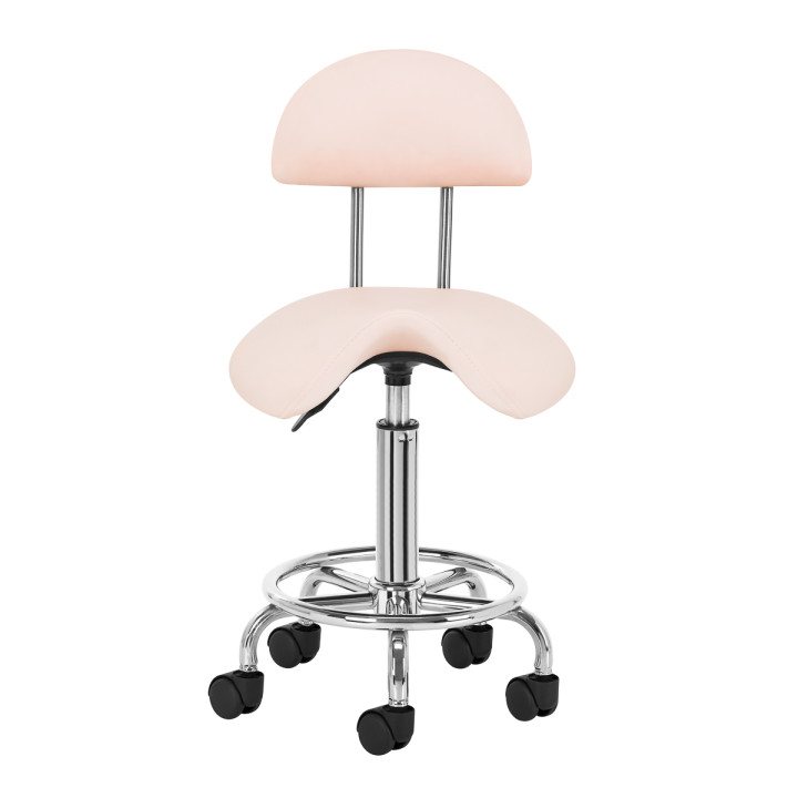 Taboret kosmetyczny 6001 różowy