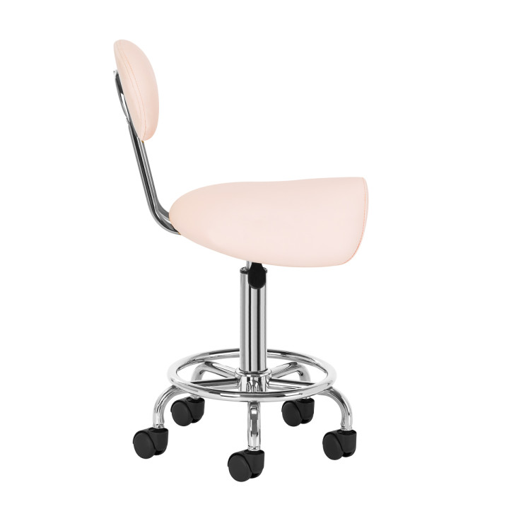 Taboret kosmetyczny 6001 różowy