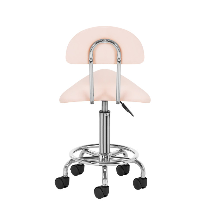 Taboret kosmetyczny 6001 różowy