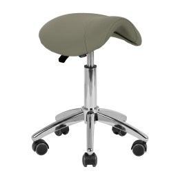 Taboret kosmetyczny AM-302 szary