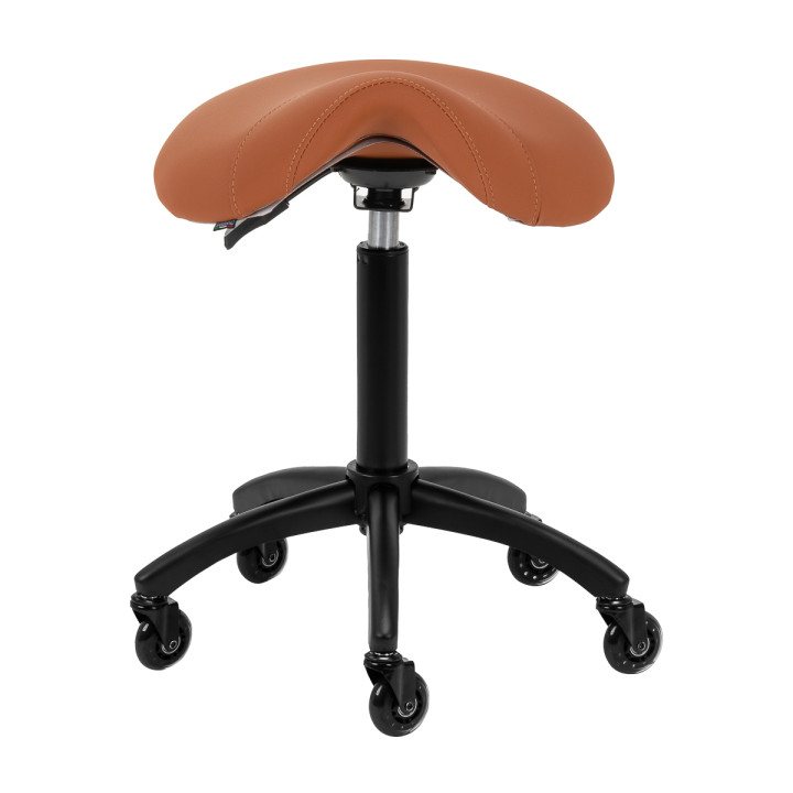 Taboret fryzjerski Gabbiano D032 brązowy