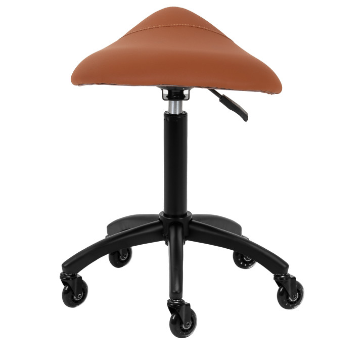 Taboret fryzjerski Gabbiano D032 brązowy