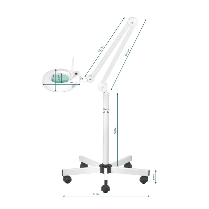 Lampa lupa led S5 + statyw