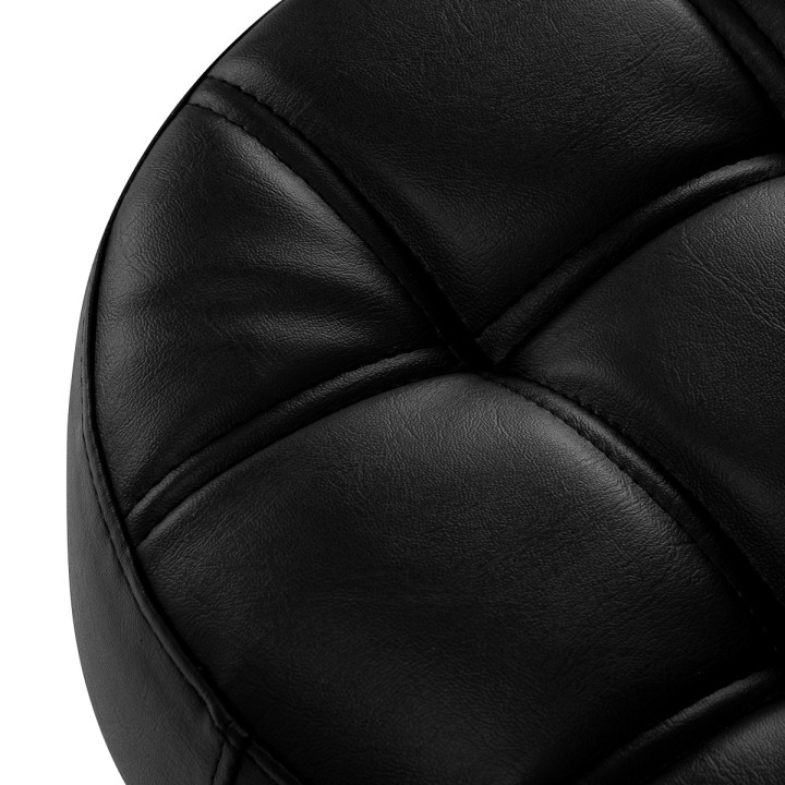 Taboret fryzjerski Gabbiano D054G czarny ze złotą podstawą