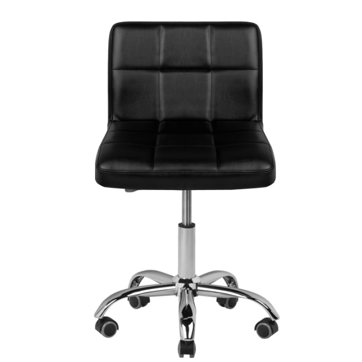 Taboret fryzjerski Gabbiano A-5299 z oparciem czarny
