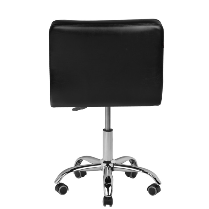 Taboret fryzjerski Gabbiano A-5299 z oparciem czarny