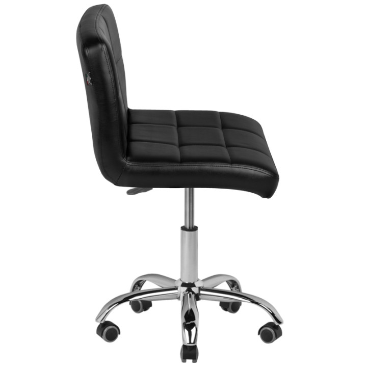 Taboret fryzjerski Gabbiano A-5299 z oparciem czarny