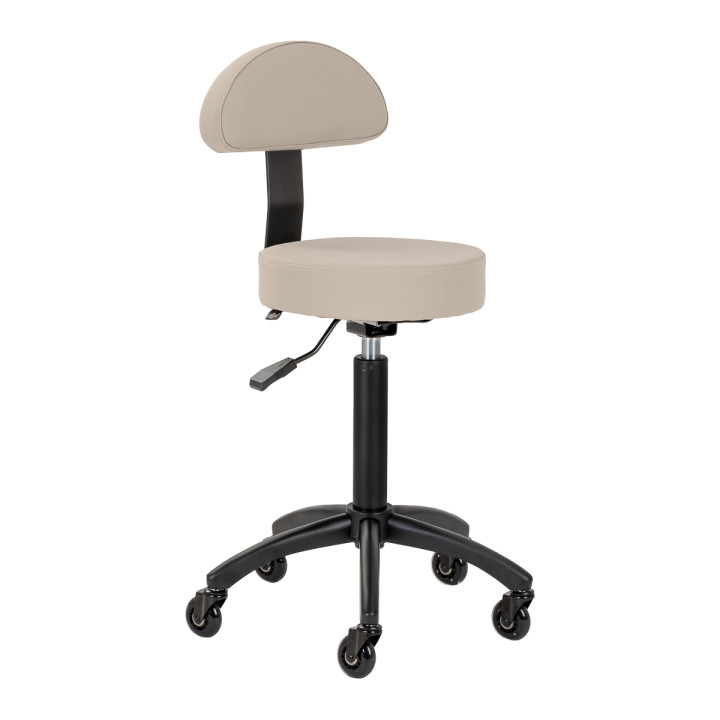 Taboret fryzjerski Gabbiano D026 beżowy
