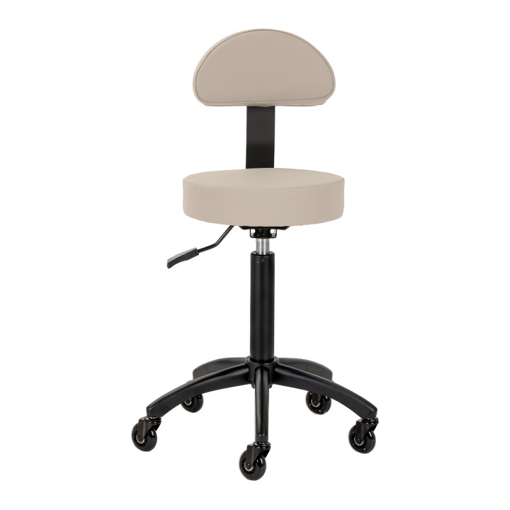 Taboret fryzjerski Gabbiano D026 beżowy