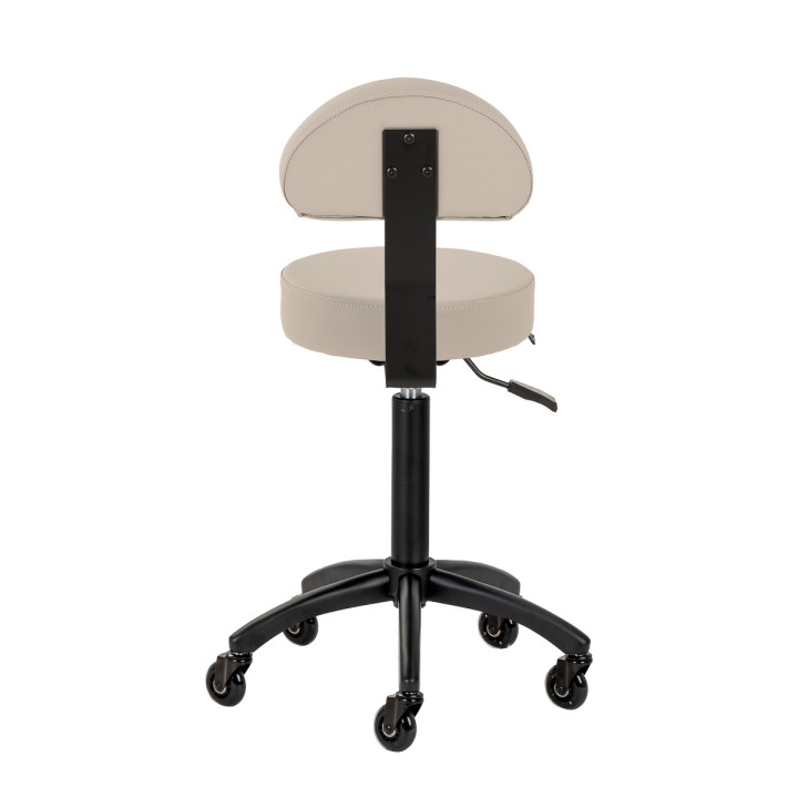 Taboret fryzjerski Gabbiano D026 beżowy