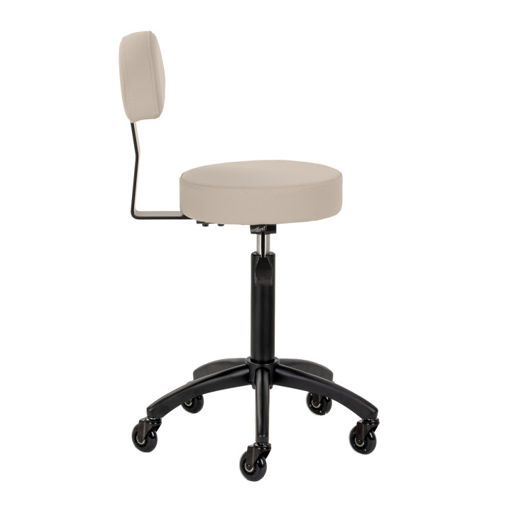 Taboret fryzjerski Gabbiano D026 beżowy