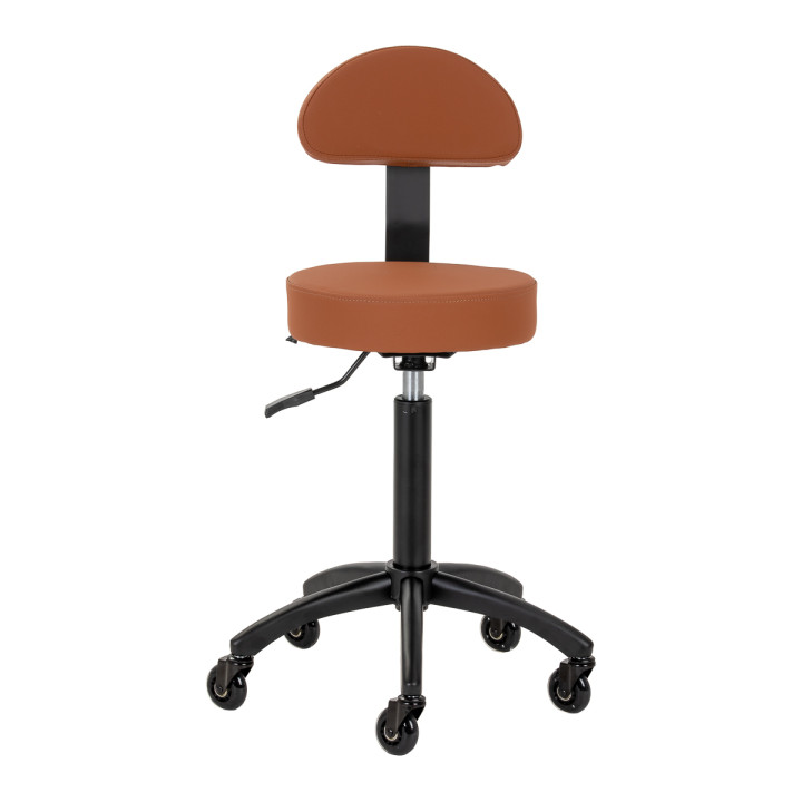 Taboret fryzjerski Gabbiano D026 brązowy