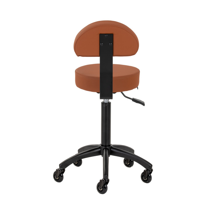 Taboret fryzjerski Gabbiano D026 brązowy