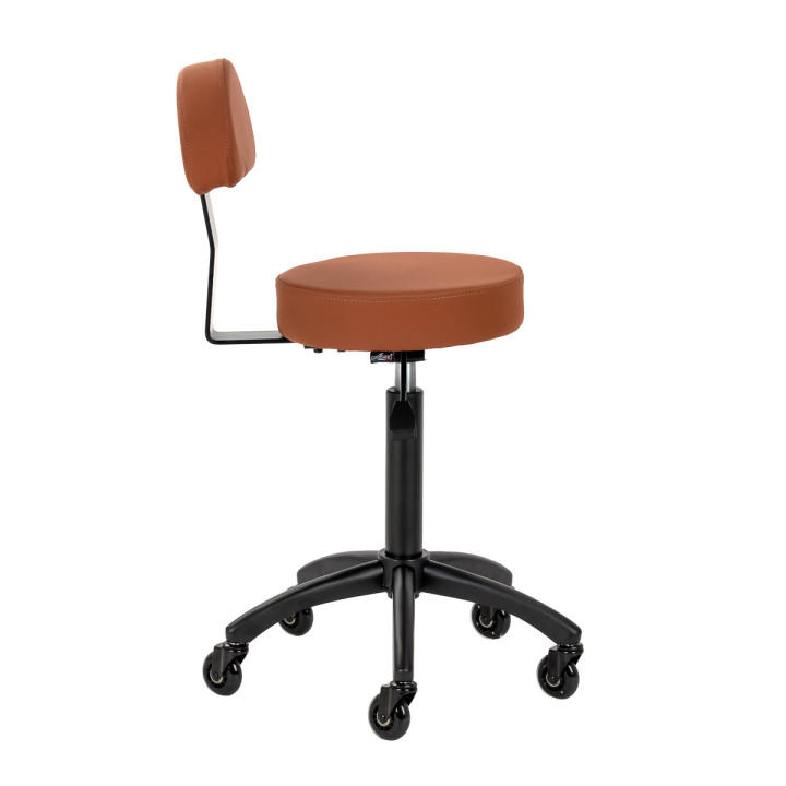 Taboret fryzjerski Gabbiano D026 brązowy