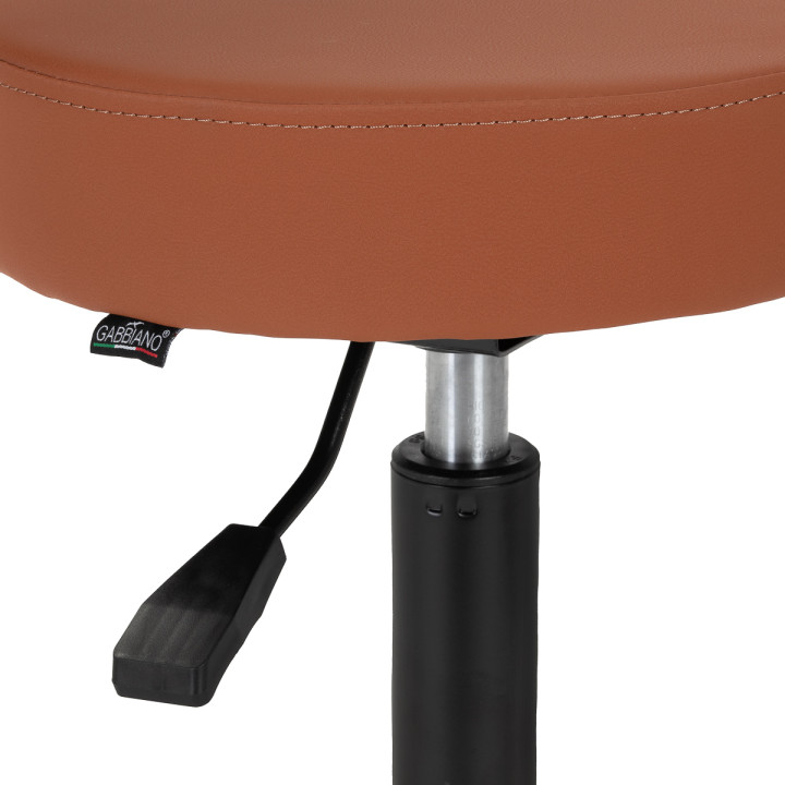 Taboret fryzjerski Gabbiano D026 brązowy