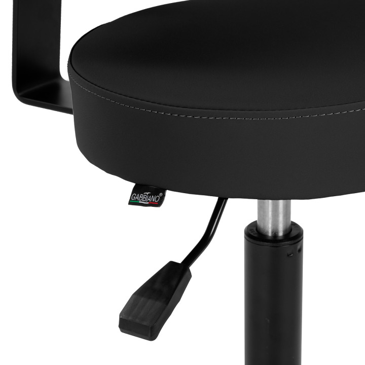 Taboret fryzjerski Gabbiano D026 czarny