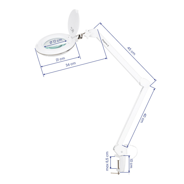 Lampa lupa Elegante 6031 60 led smd 3d do blatu reg. natężenie światła