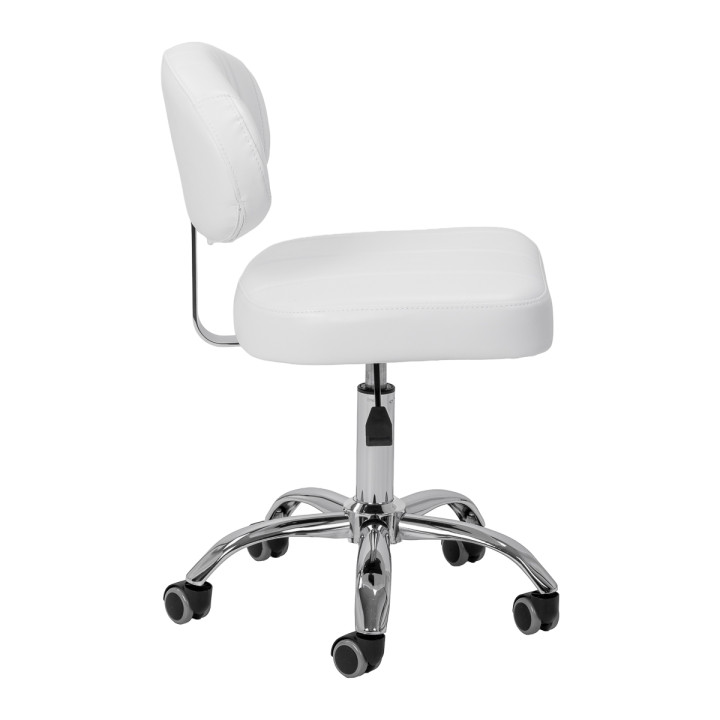 Taboret kosmetyczny Giovanni Y08 biały