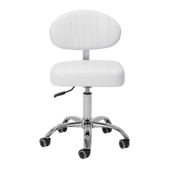 Taboret kosmetyczny Giovanni Y08 biały