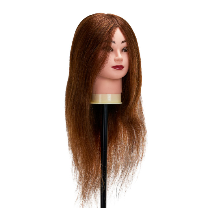 Główka fryzjerska treningowa Gabbiano WZ1 włosy naturalne 42 cm" kolor 4H