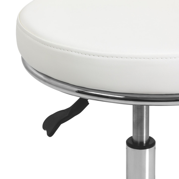 Taboret kosmetyczny do pedicure 9266 biały