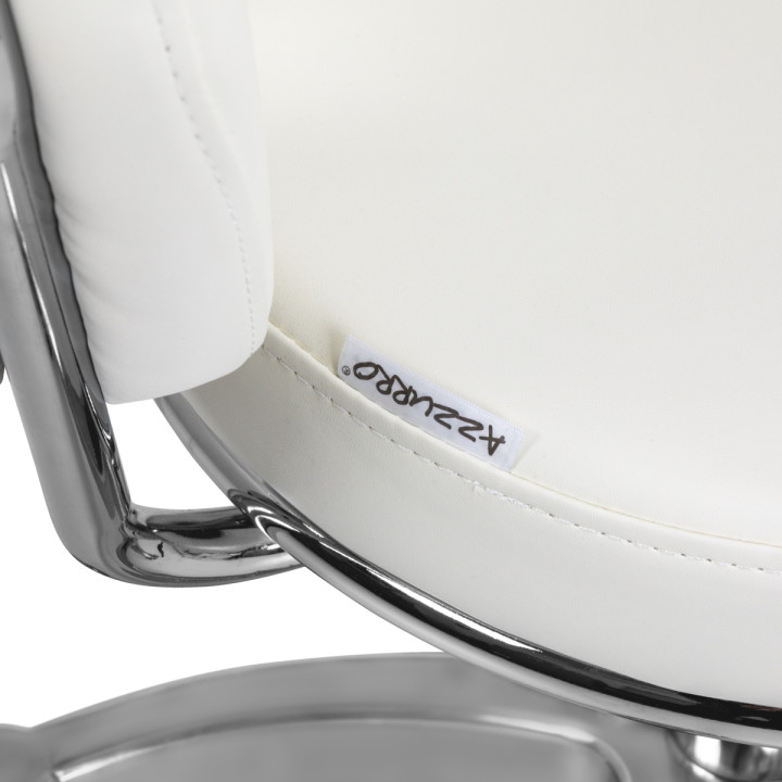 Taboret kosmetyczny do pedicure 9266 biały