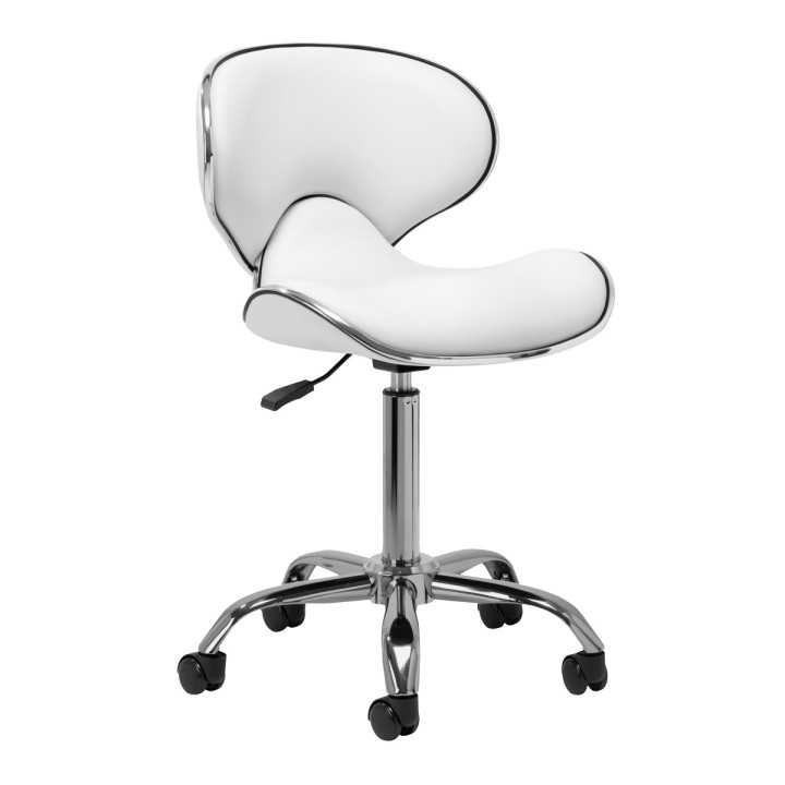 Taboret kosmetyczny Gabbiano Q-4599 biały