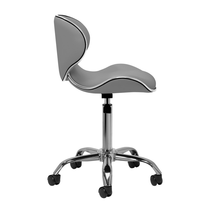 Taboret kosmetyczny Gabbiano Q-4599 szary