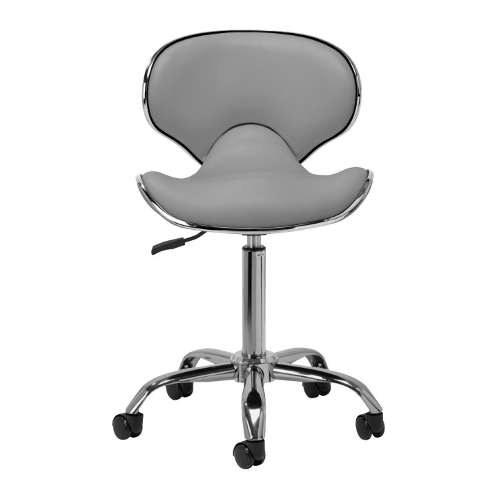 Taboret kosmetyczny Gabbiano Q-4599 szary
