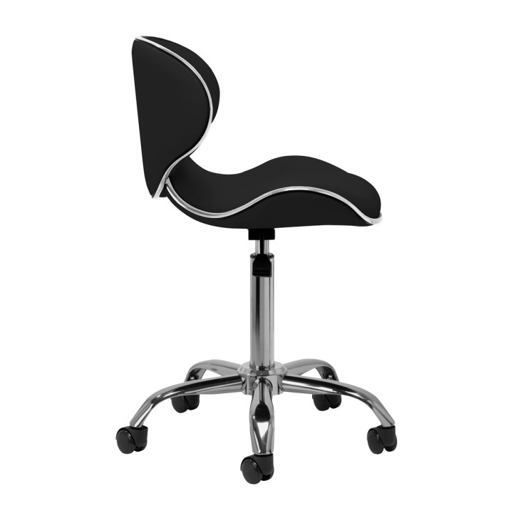 Taboret kosmetyczny Gabbiano Q-4599 czarny