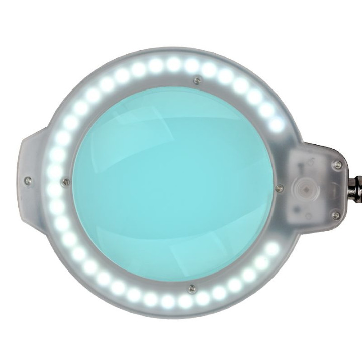 Lampa lupa led Glow Moonlight 8013/6" black ze statywem