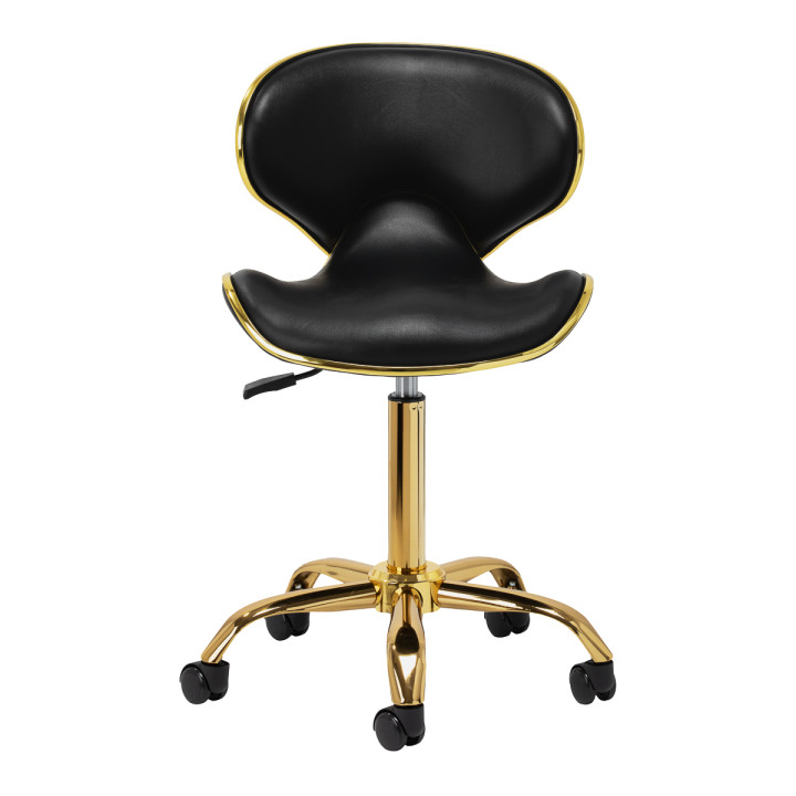 Taboret kosmetyczny Gabbiano Q-4599G czarny