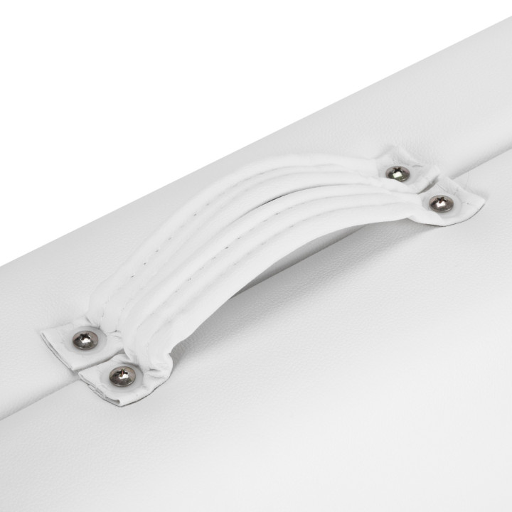 Stół składany do masażu drewniany Balance 2 segmentowy white