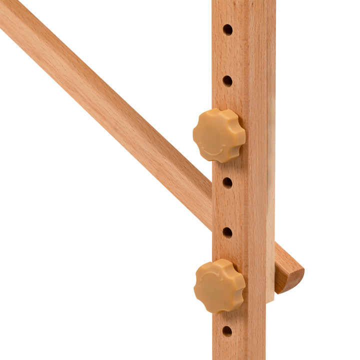 Stół składany do masażu drewniany Balance Lux 2 segmentowy 190x70 biały