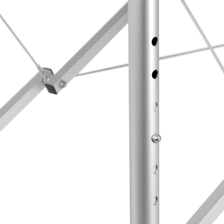 Stół składany do masażu aluminiowy Balance 2 segmenty czarny