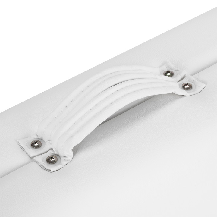 Stół składany do masażu aluminiowy Balance 3 segmentowy biały