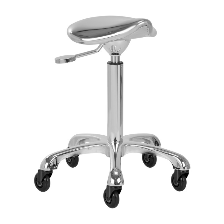 Taboret fryzjerski Gabbiano Fine Silver Roll Speed