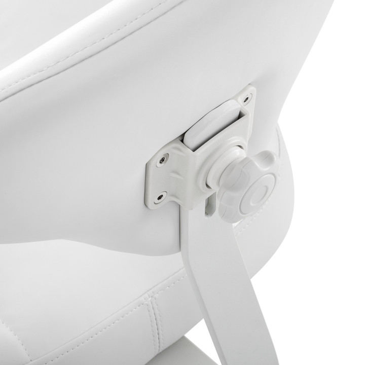 Taboret kosmetyczny Azzurro 156-F bump-up śnieżnobiały