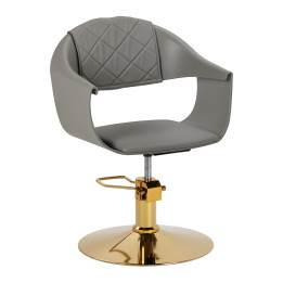 Fotel fryzjerski Hair System Halo szary