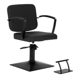 Fotel fryzjerski Hair System Edge Noir czarny
