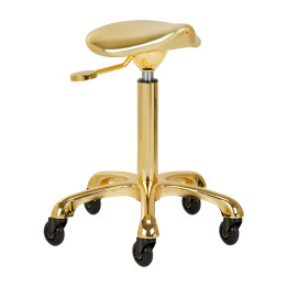 Taboret fryzjerski Gabbiano Fine Gold Roll Speed