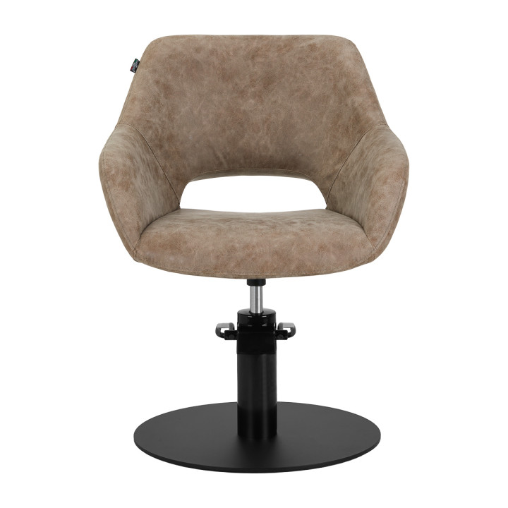 Fotel fryzjerski Gabbiano Morena Modern "Old Leather" brązowy