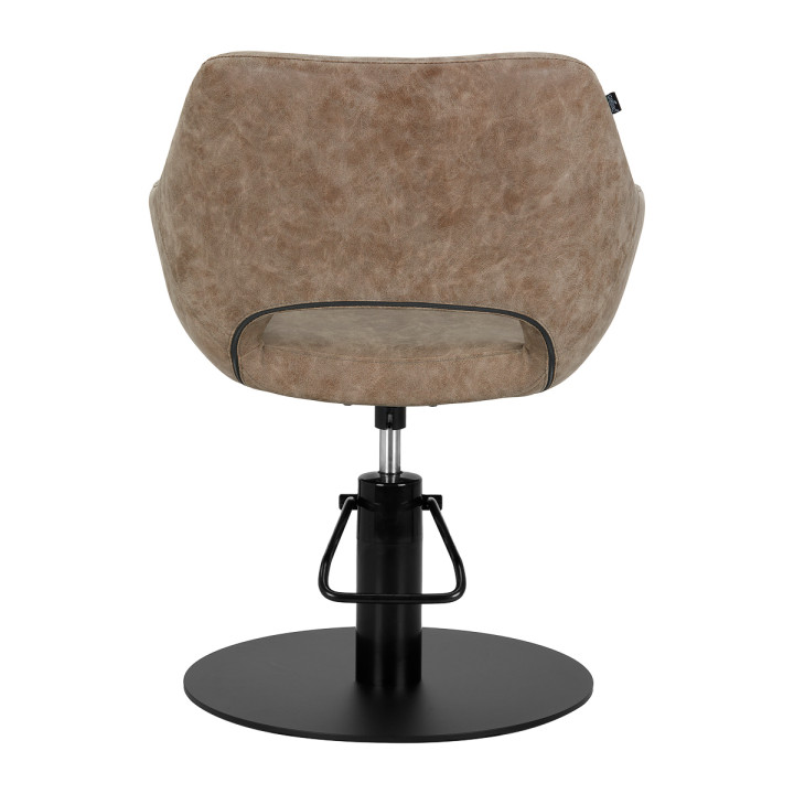 Fotel fryzjerski Gabbiano Morena Modern "Old Leather" brązowy